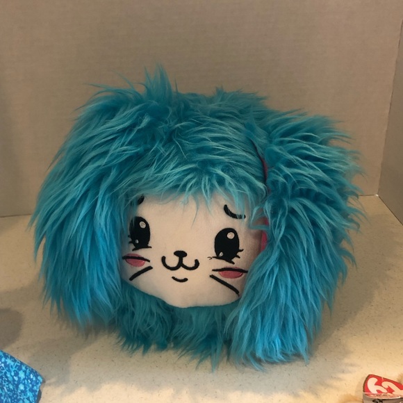 9 Pc Lot of Plush Bunnies & Stuffed Animals Beanie Boos Hallmark Pikmi Pops Gund - Picture 4 of 15